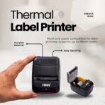 Aresta HOIN 58mm Label Printer (2 in 1) - Thermal Labels & Receipt Printer THERMAL PRINTER - Image 4