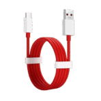 ARESTA Unique Type C Dash Charging USB Cable for Fast Charging & Data Transfer (Red, 1 Meter)