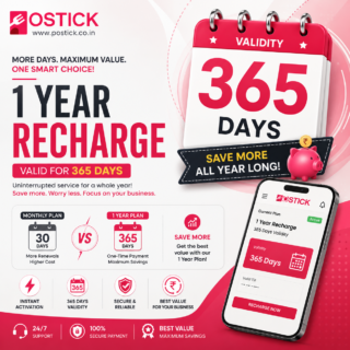 POSTICK 12 Month Recharge